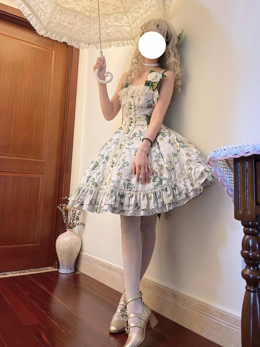 JSK Dress ♥Pre-order 3 months♥ Camellia ♥ Romantic Lolita Dress