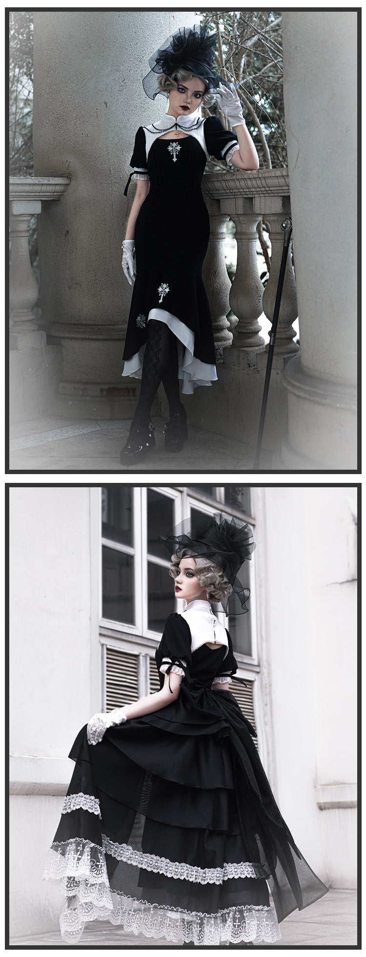 OP♥Ready to Ship♥Prayer of the Dead♥Gothic Lolita Dress