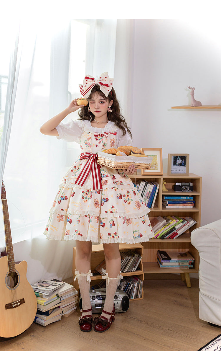 JSK♥Ready to Ship♥Summer Strawberry ♥ Lolita Dress