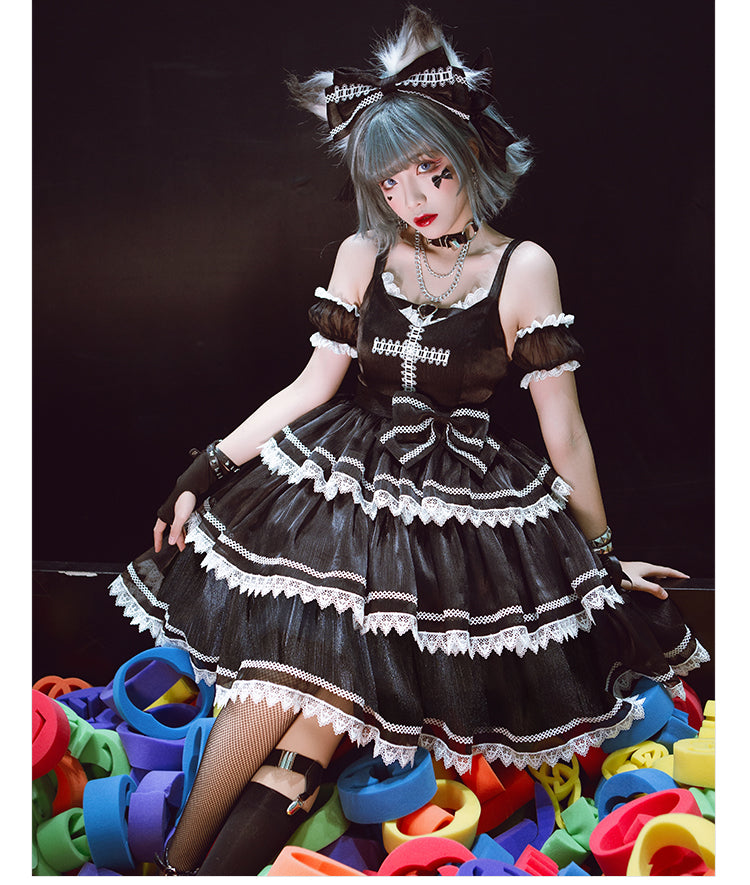 JSK♥Ready to Ship♥Cross Magic ♥ Gothic Lolita Dress