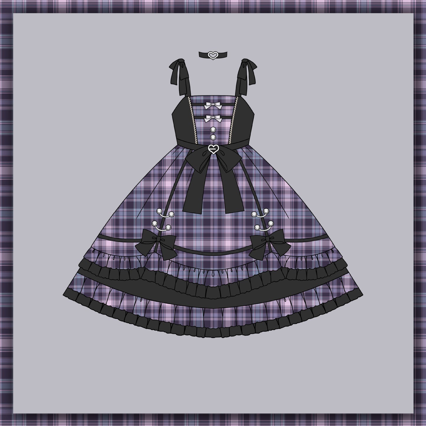 JSK ♥Ready to Ship♥Singer♥Gothic Lolita Dress JSK