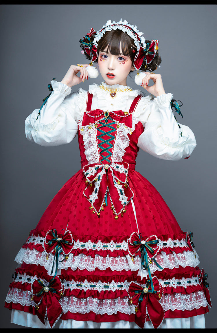 JSK Set♥Ready to Ship♥Leicester Christmas♥Sweet Lolita Dress