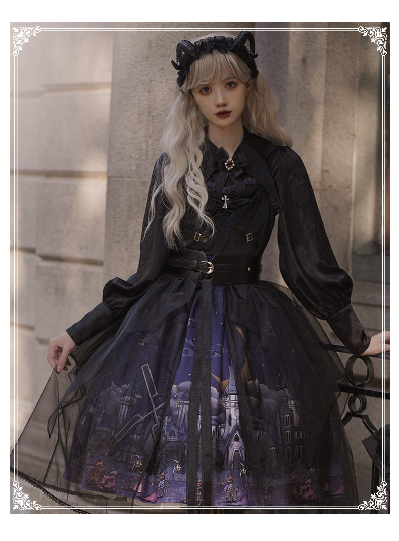 JSK♥Pre-order 3 weeks♥Witchville Halloween♥Gothic Lolita Dress