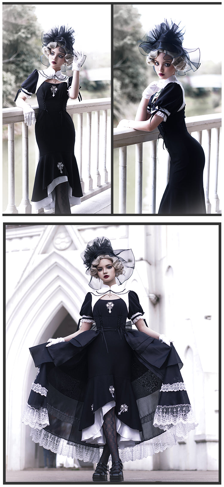 OP♥Ready to Ship♥Prayer of the Dead♥Gothic Lolita Dress