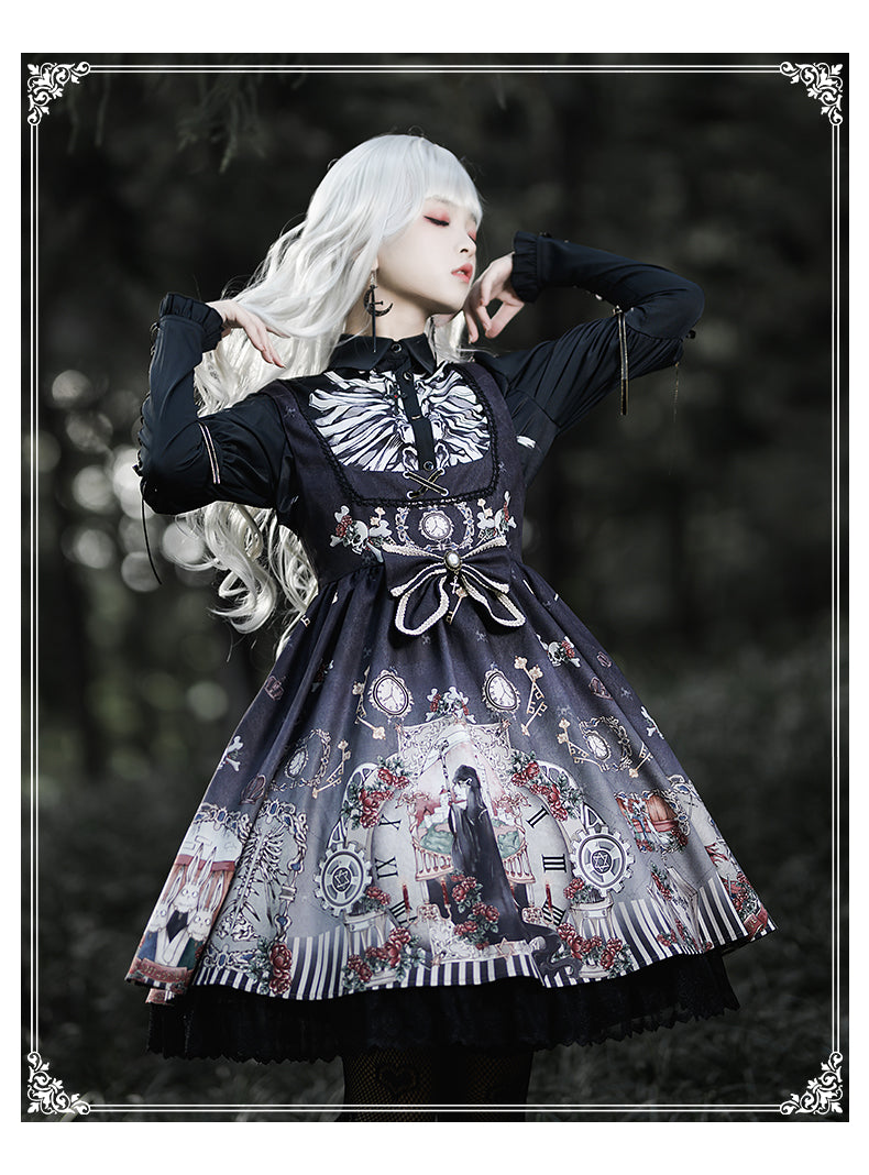 OP♥Pre-order 4 weeks♥Black Fairytale♥Gothic Lolita Dress