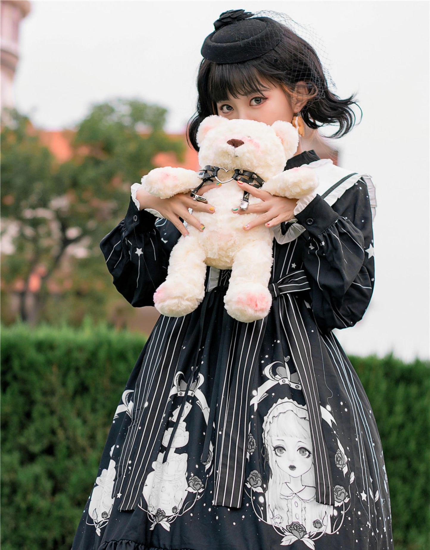 OP Dress♥Ready to Ship♥Dark Girl♥Kawaii Lolita Dress