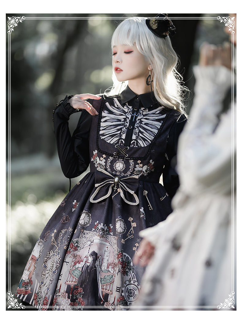 OP♥Pre-order 4 weeks♥Black Fairytale♥Gothic Lolita Dress