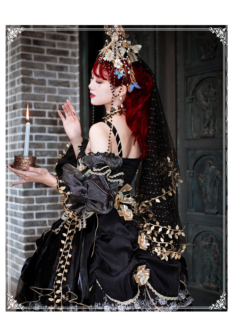 JSK♥Pre-order 4 weeks♥Golden Lily♥Sweet Lolita Dress