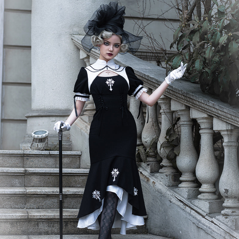 OP♥Ready to Ship♥Prayer of the Dead♥Gothic Lolita Dress