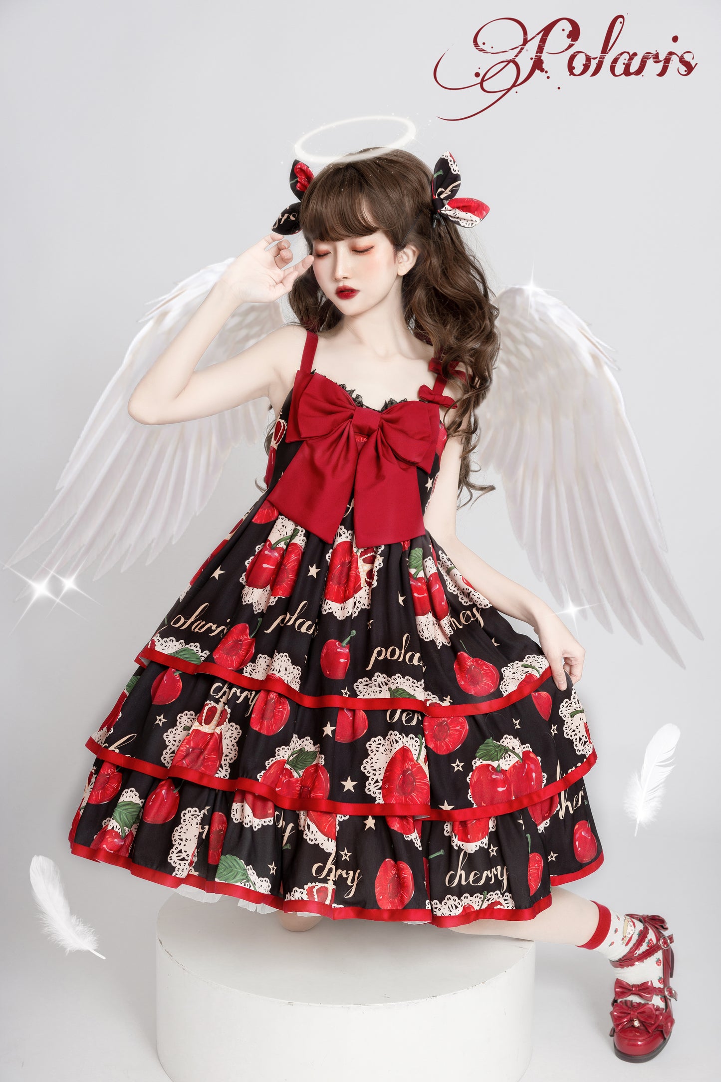 JSK♥ Ready to Ship♥Cherry Crown♥ Sweet Lolita Dress JSK