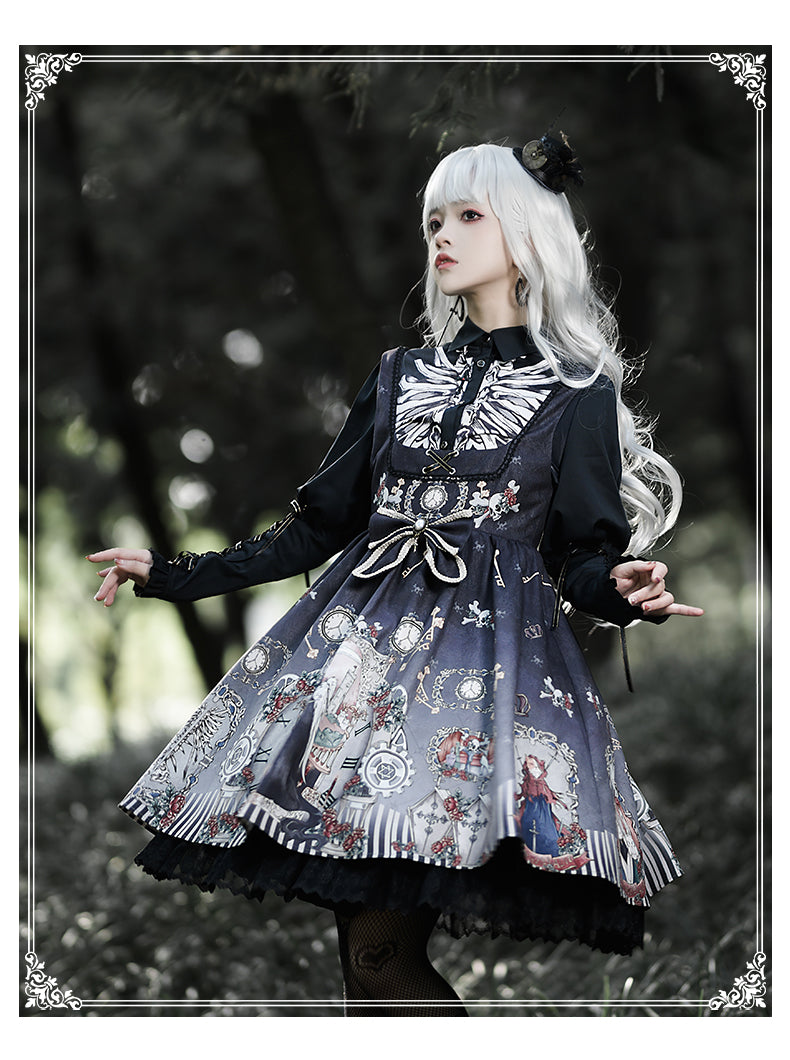 OP♥Pre-order 4 weeks♥Black Fairytale♥Gothic Lolita Dress