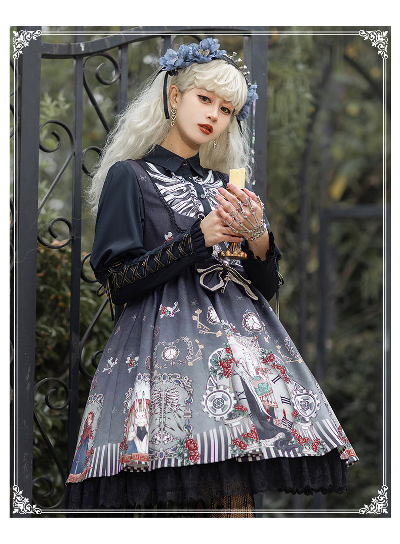 OP♥Pre-order 4 weeks♥Black Fairytale♥Gothic Lolita Dress