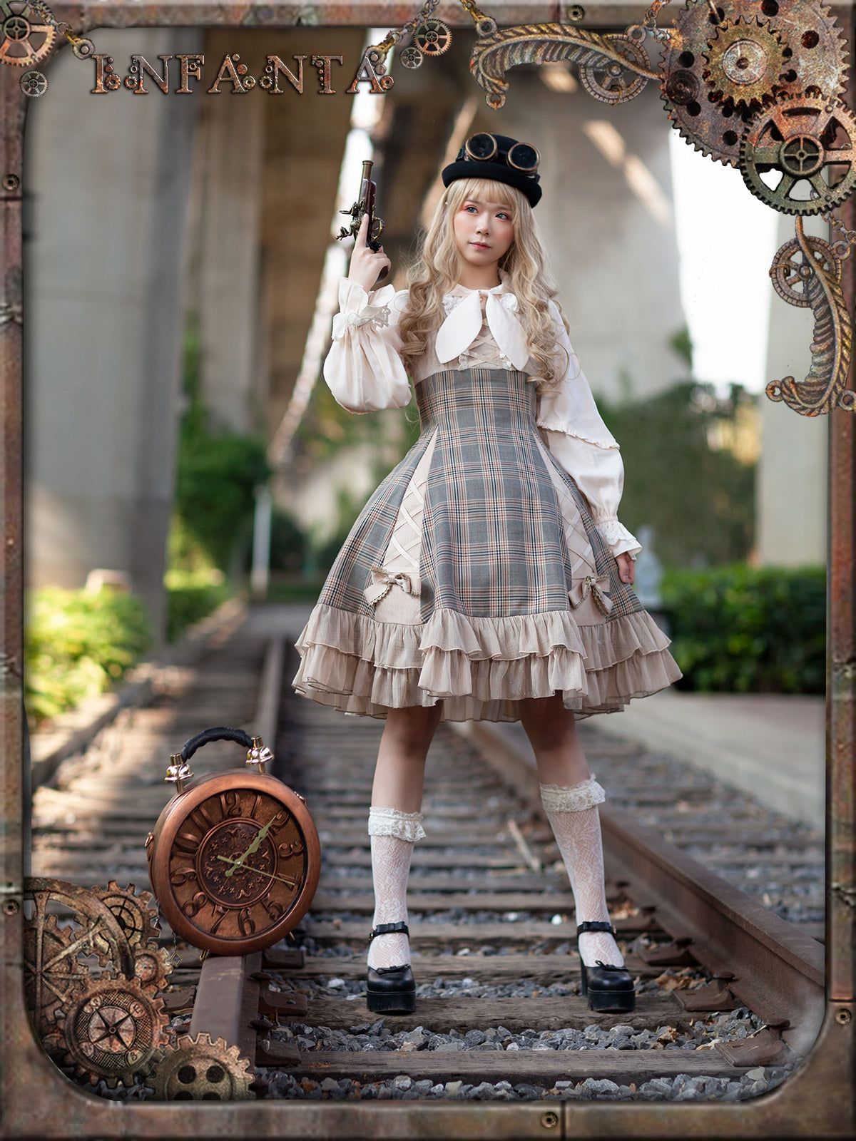 JSK♥Ready to Ship♥Memoirs of Backlight♥Elegant Lolita Dress