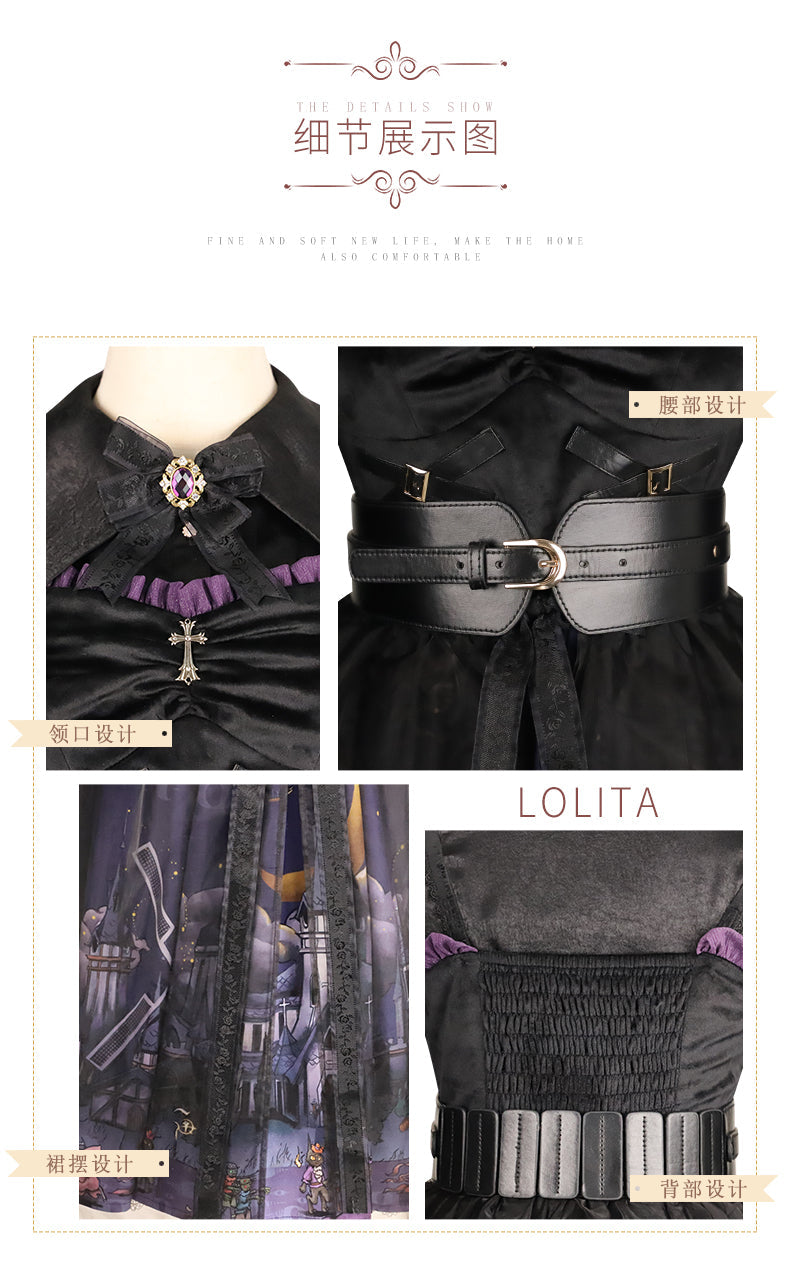 JSK♥Pre-order 3 weeks♥Witchville Halloween♥Gothic Lolita Dress
