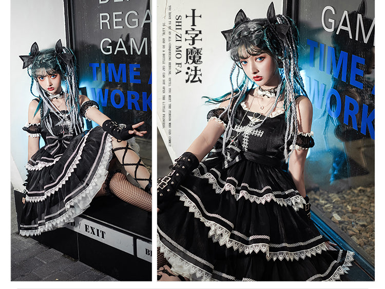 JSK♥Ready to Ship♥Cross Magic ♥ Gothic Lolita Dress