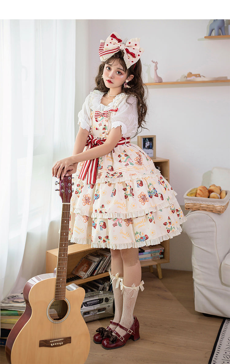 JSK♥Ready to Ship♥Summer Strawberry ♥ Lolita Dress