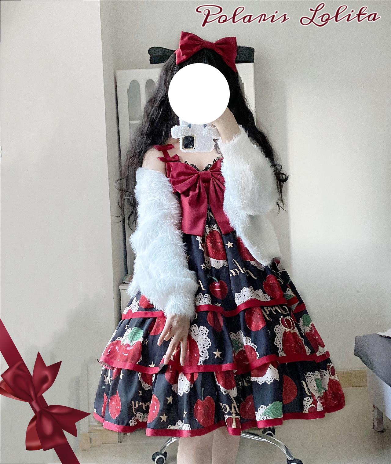 JSK♥ Ready to Ship♥Cherry Crown♥ Sweet Lolita Dress JSK
