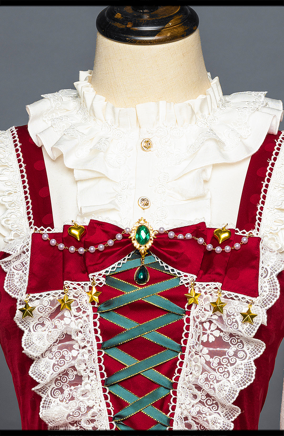 JSK Set♥Ready to Ship♥Leicester Christmas♥Sweet Lolita Dress