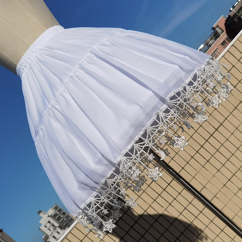 Plus Size Fluffy 55cm Length A line Shape Petticoat With Fish-bone