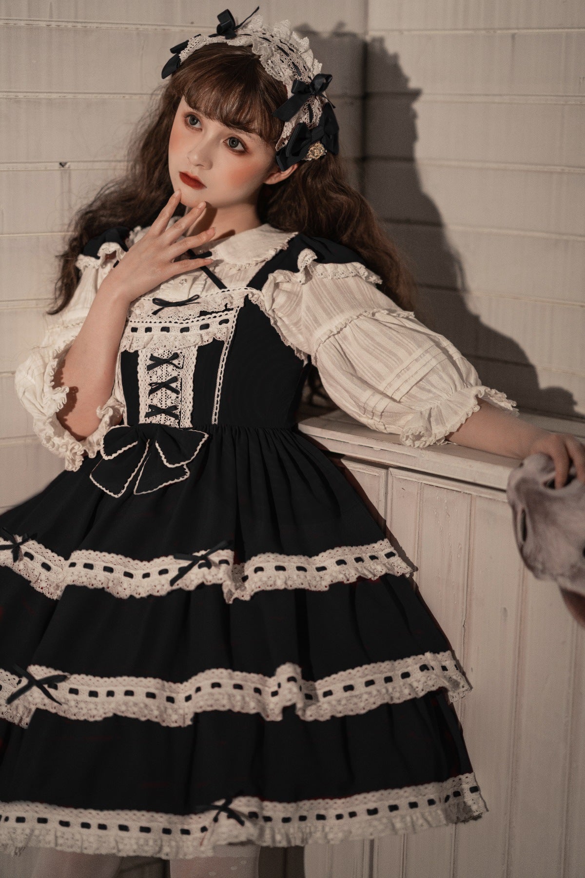 JSK Dress♥Ready to Ship♥ Antique Doll ♥Lolita Dress