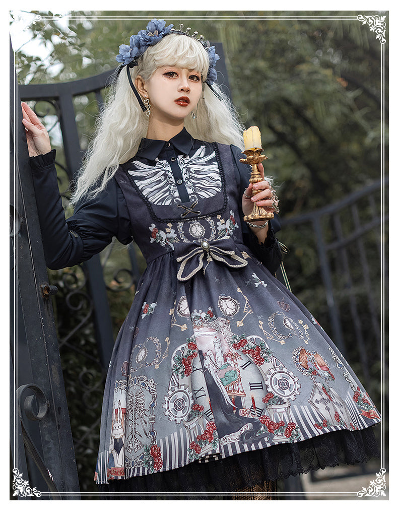 OP♥Pre-order 4 weeks♥Black Fairytale♥Gothic Lolita Dress