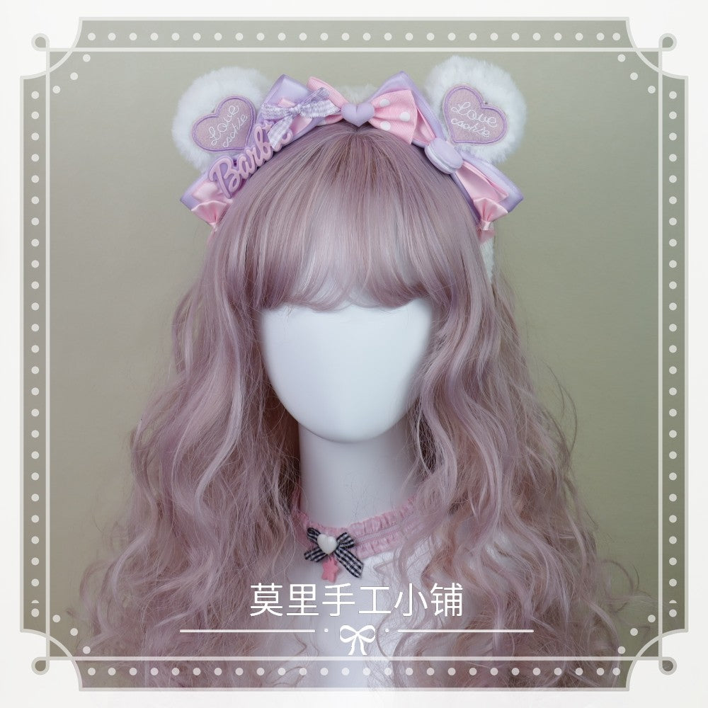 Lolita Lovely Bear Ear KC Headband