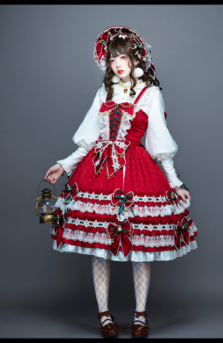 JSK Set♥Ready to Ship♥Leicester Christmas♥Sweet Lolita Dress