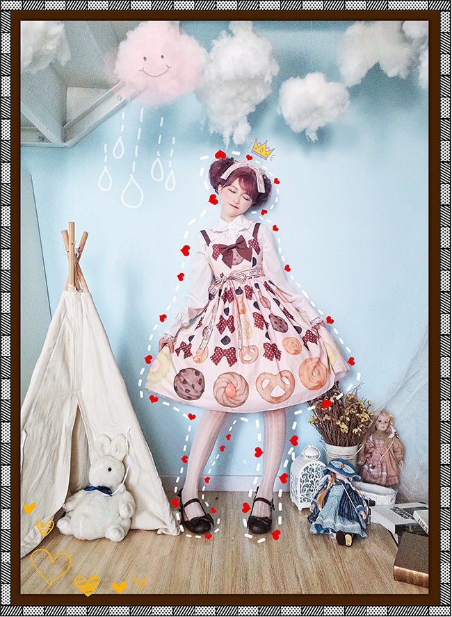 JSK ♥Ready to Ship♥Sweet Cookies♥Kawaii Lolita Dress