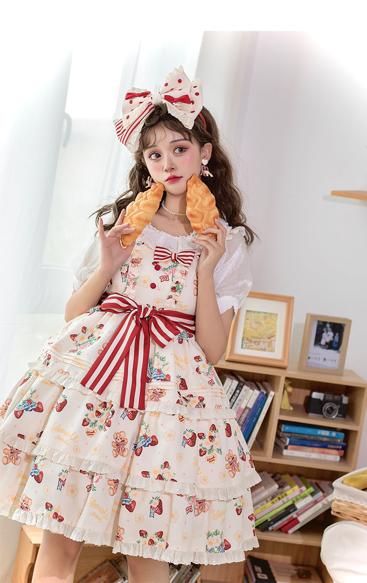 JSK♥Ready to Ship♥Summer Strawberry ♥ Lolita Dress