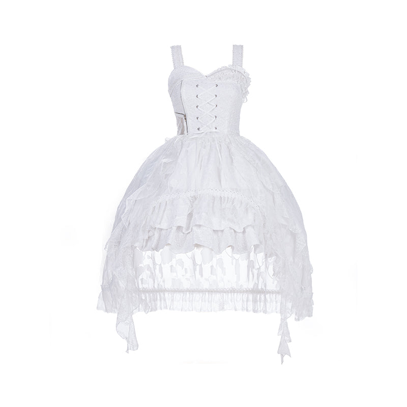 JSK ♥Ready to Ship♥White Lover♥ Gothic Lolita Dress