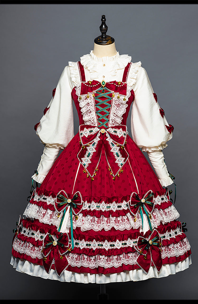 JSK Set♥Ready to Ship♥Leicester Christmas♥Sweet Lolita Dress
