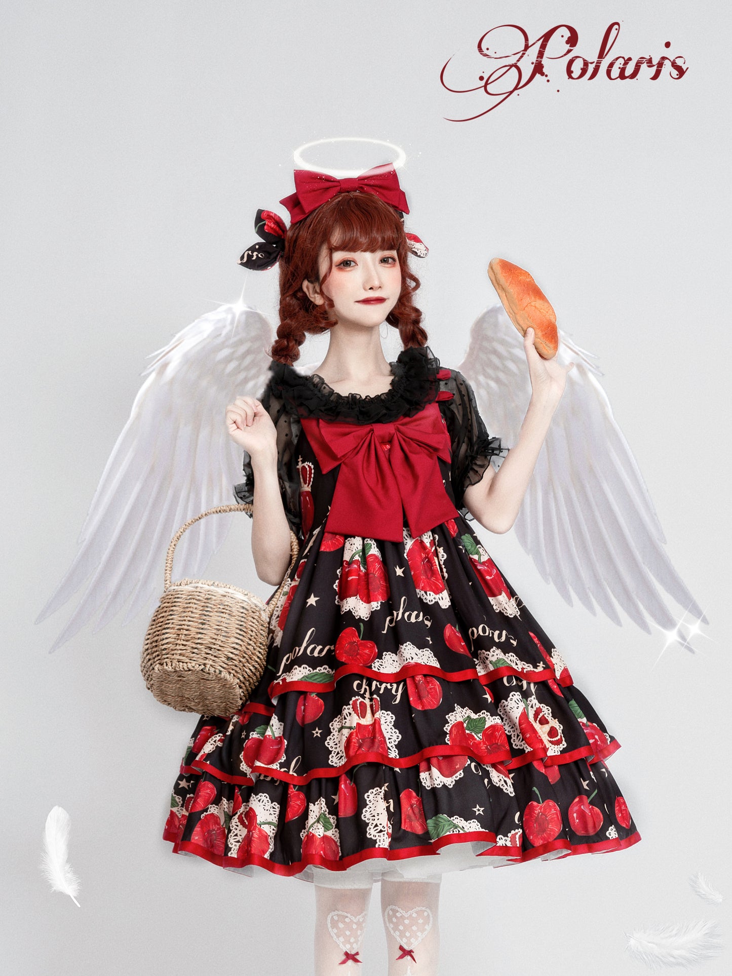 JSK♥ Ready to Ship♥Cherry Crown♥ Sweet Lolita Dress JSK