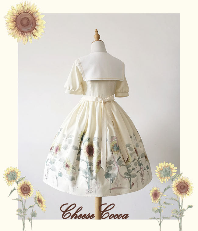 OP♥Ready to Ship♥Sunflower♥Sweet Lolita Dress