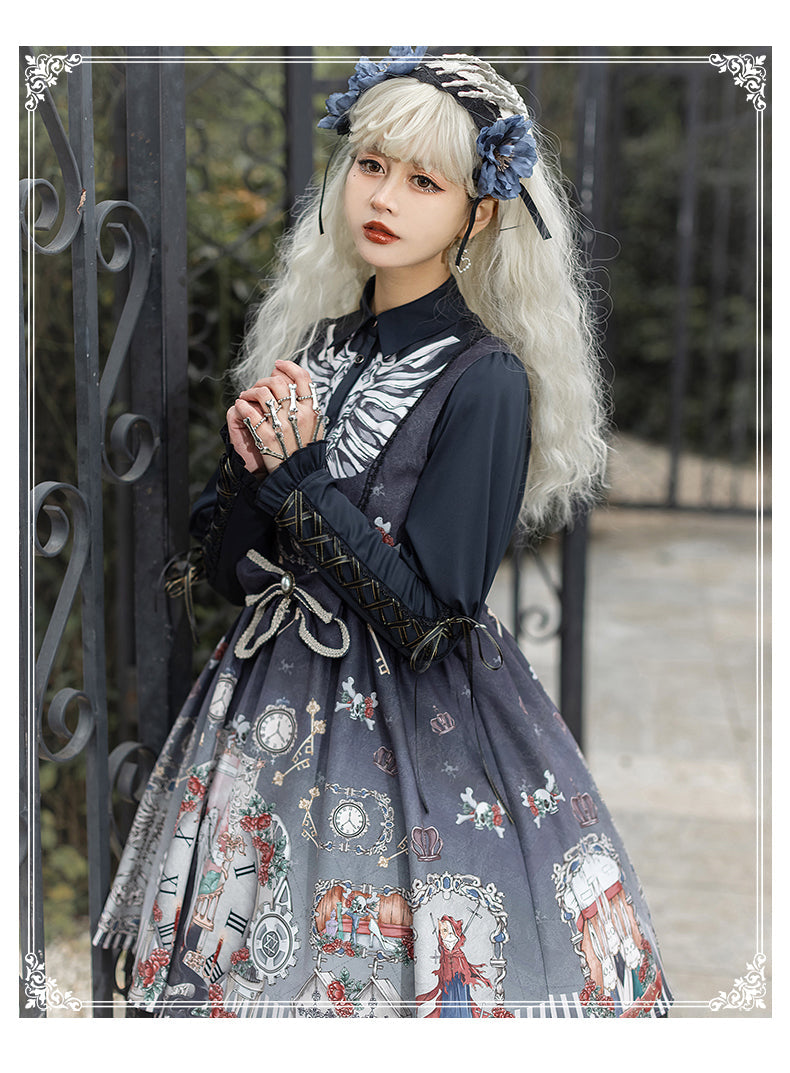 OP♥Pre-order 4 weeks♥Black Fairytale♥Gothic Lolita Dress