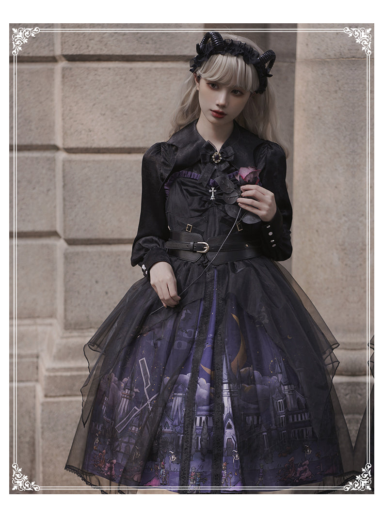 JSK♥Pre-order 3 weeks♥Witchville Halloween♥Gothic Lolita Dress