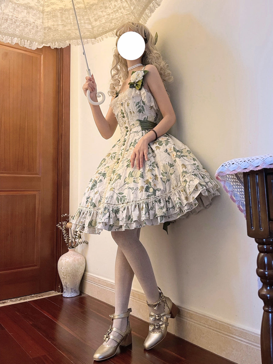 JSK Dress ♥Pre-order 3 months♥ Camellia ♥ Romantic Lolita Dress