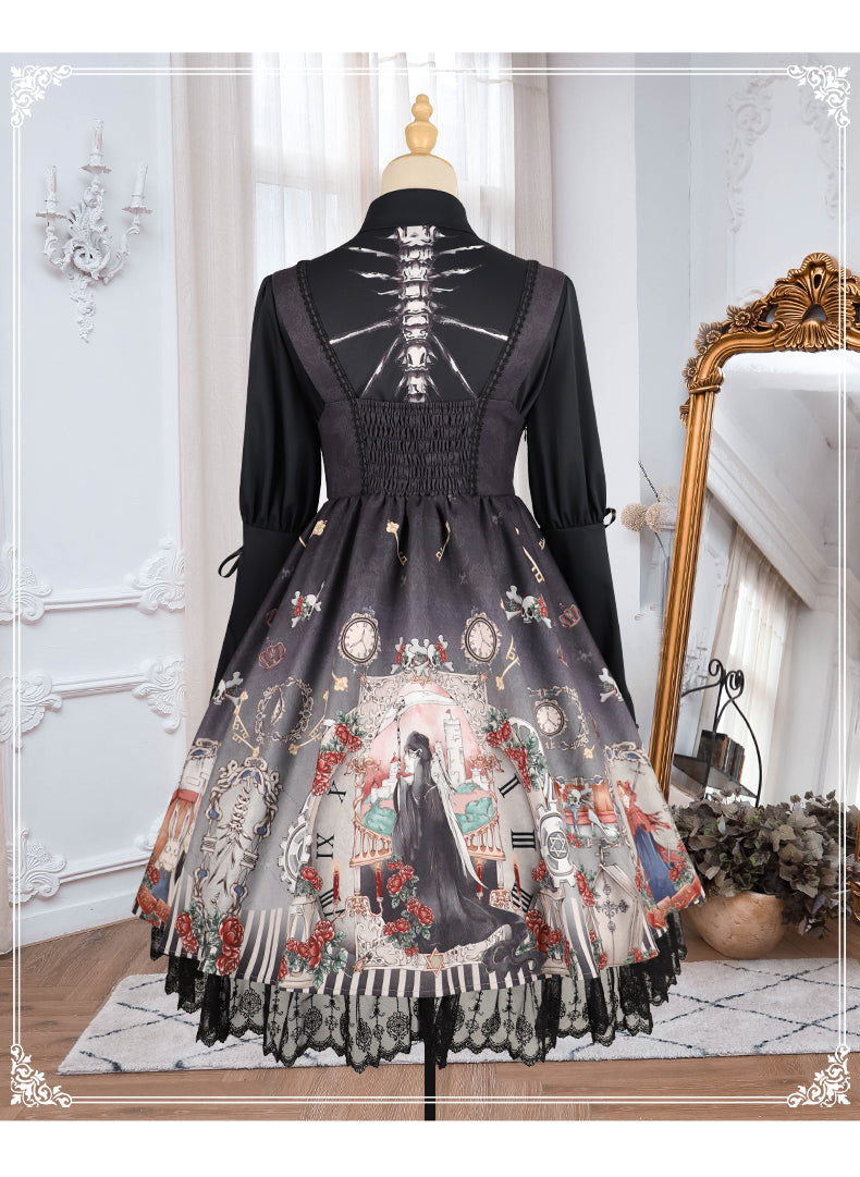 OP♥Pre-order 4 weeks♥Black Fairytale♥Gothic Lolita Dress