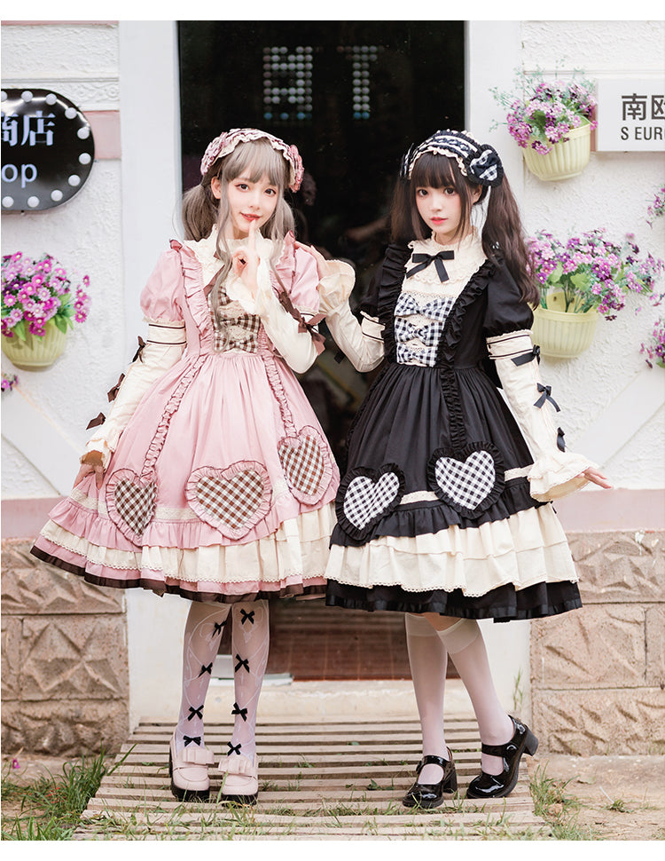 OP ♥Ready to Ship♥  To My Little Cherry ♥  Sweet Lolita Long Sleeve Dress