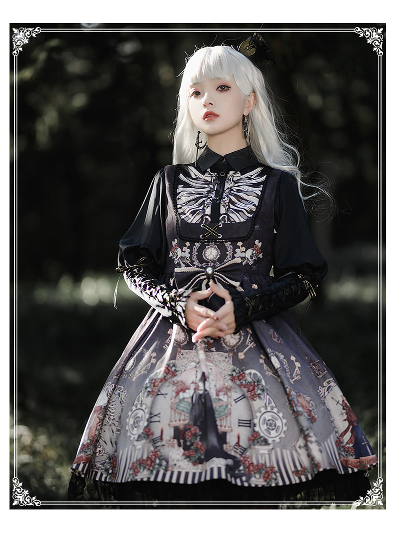 OP♥Pre-order 4 weeks♥Black Fairytale♥Gothic Lolita Dress