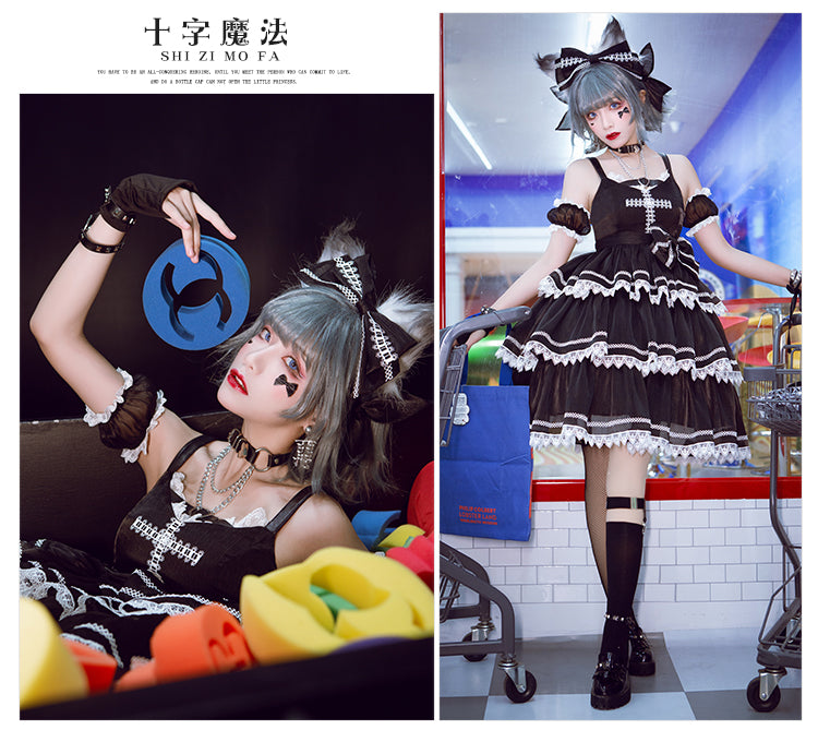 JSK♥Ready to Ship♥Cross Magic ♥ Gothic Lolita Dress
