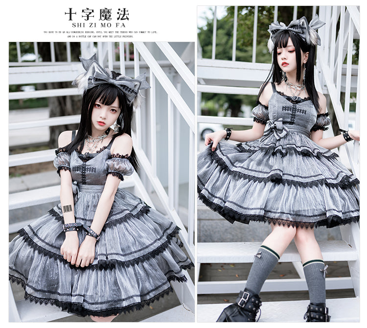 JSK♥Ready to Ship♥Cross Magic ♥ Gothic Lolita Dress