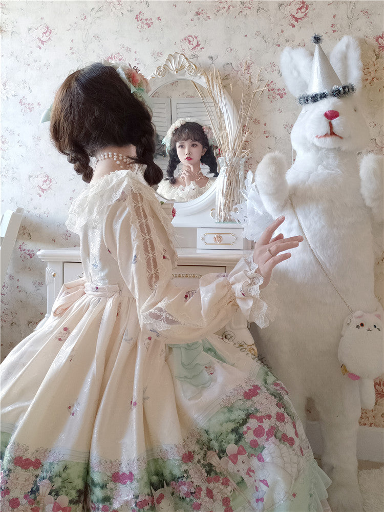 OP♥ Ready to Ship♥Fairytale Town♥ Sweet Lolita Dress OP