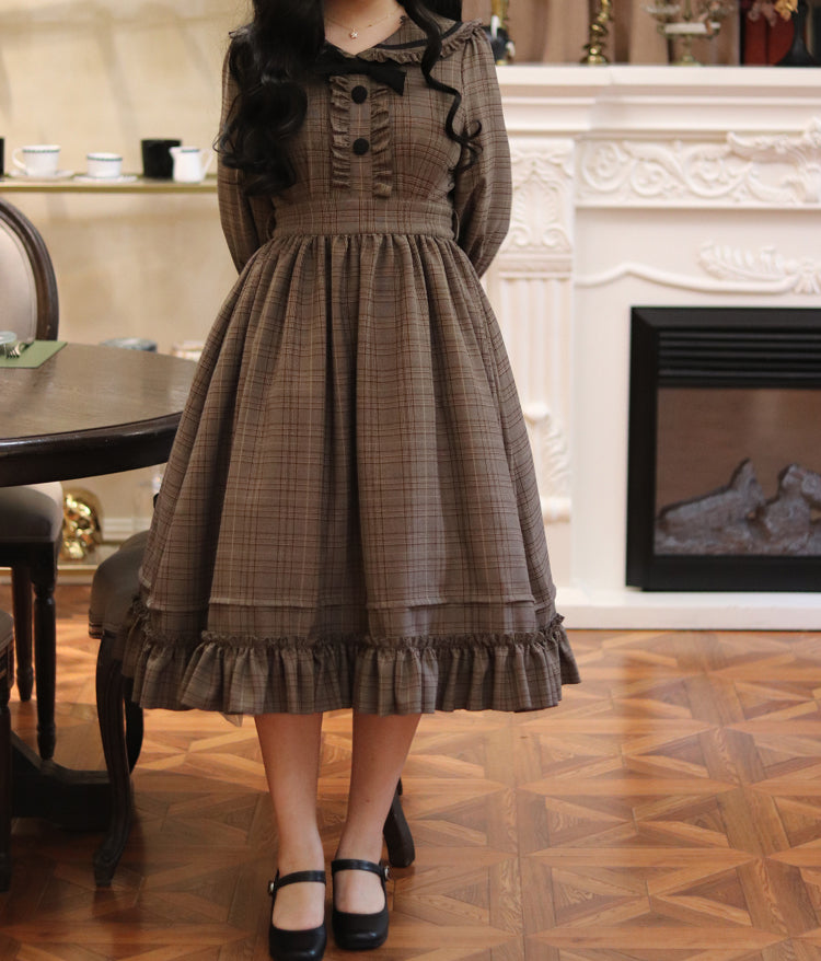 Plus Size♥OP♥ Ready to Ship♥Agatha Incident Book Detective♥ Sweet Lolita Dress