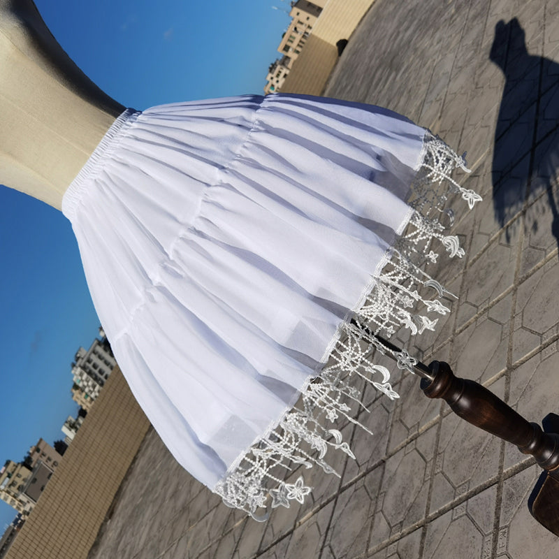 Plus Size Fluffy 55cm Length A line Shape Petticoat With Fish-bone