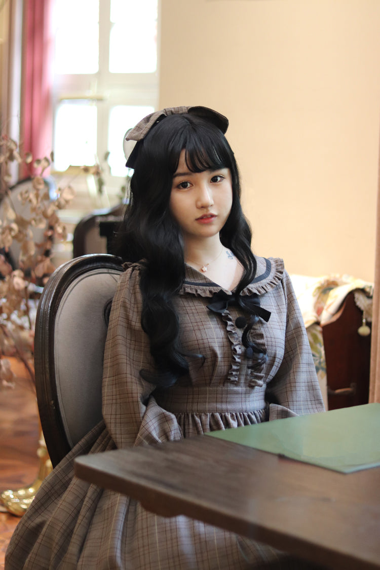 Plus Size♥OP♥ Ready to Ship♥Agatha Incident Book Detective♥ Sweet Lolita Dress