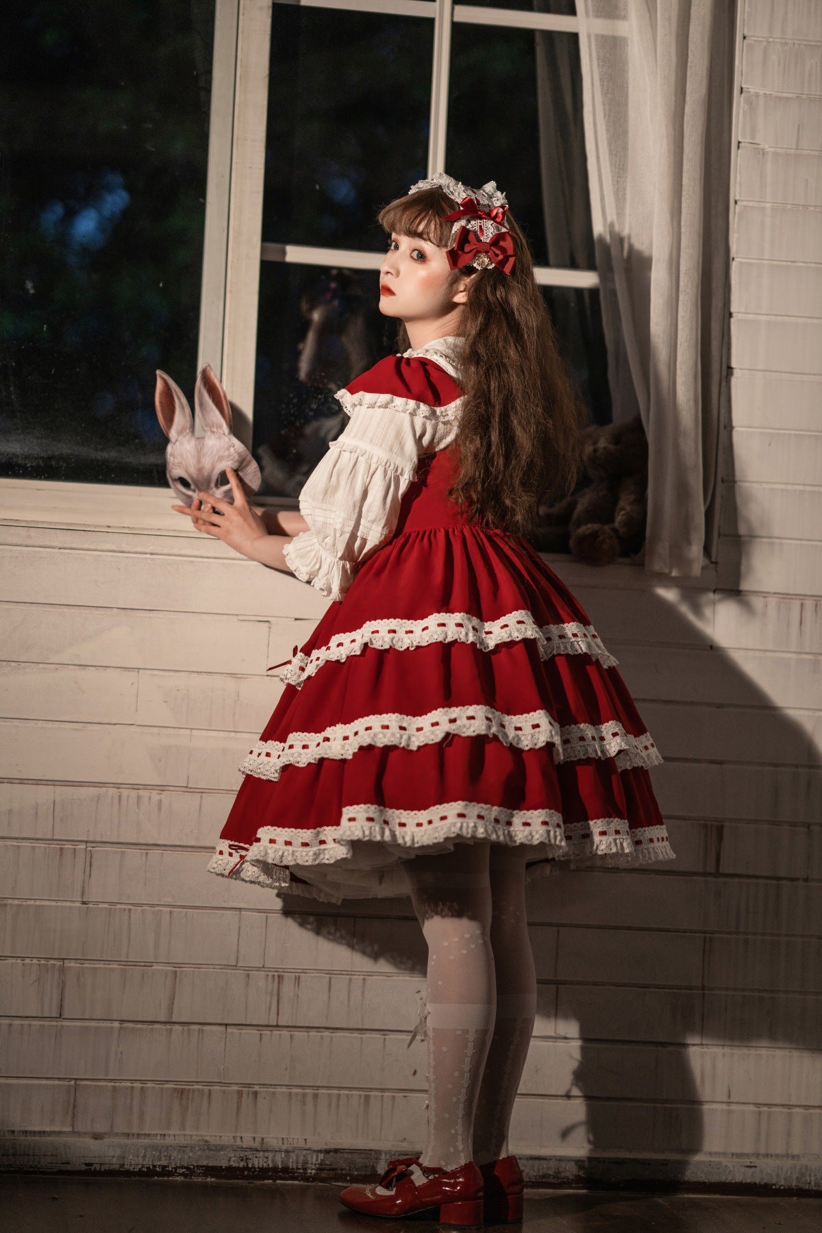 JSK Dress♥Ready to Ship♥ Antique Doll ♥Lolita Dress