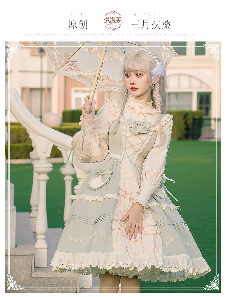 JSK♥Ready to Ship♥March Fusang♥Sweet Lolita Dress