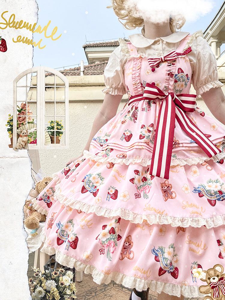 JSK♥Ready to Ship♥Summer Strawberry ♥ Lolita Dress