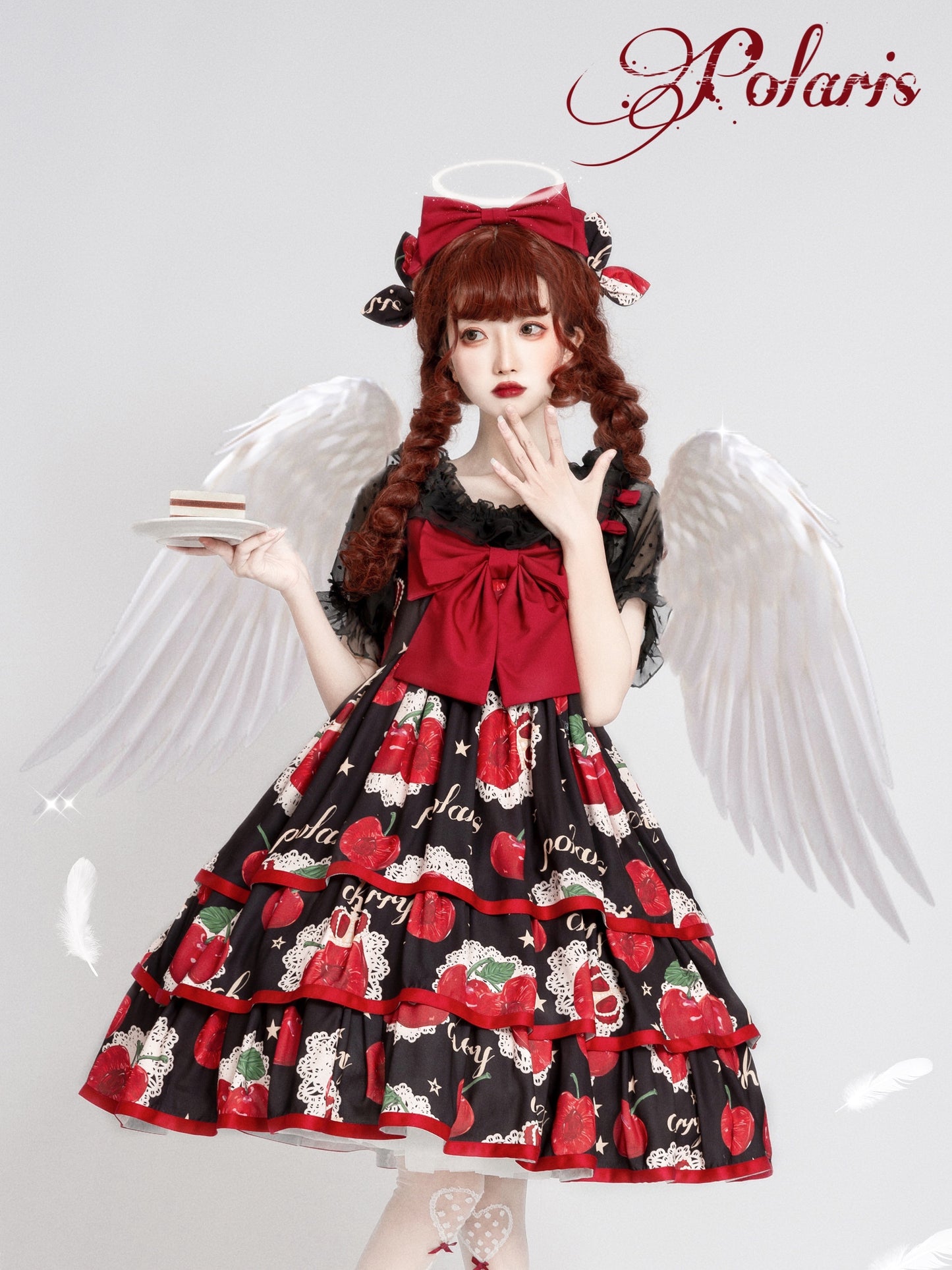 JSK♥ Ready to Ship♥Cherry Crown♥ Sweet Lolita Dress JSK