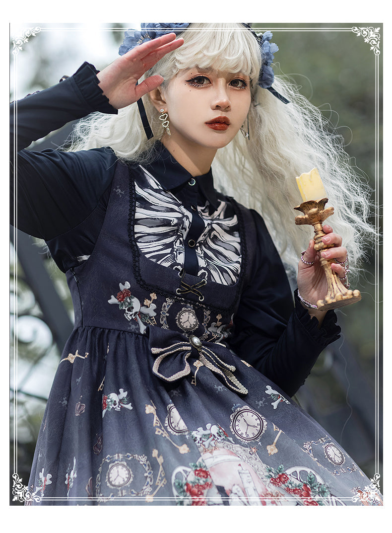 OP♥Pre-order 4 weeks♥Black Fairytale♥Gothic Lolita Dress